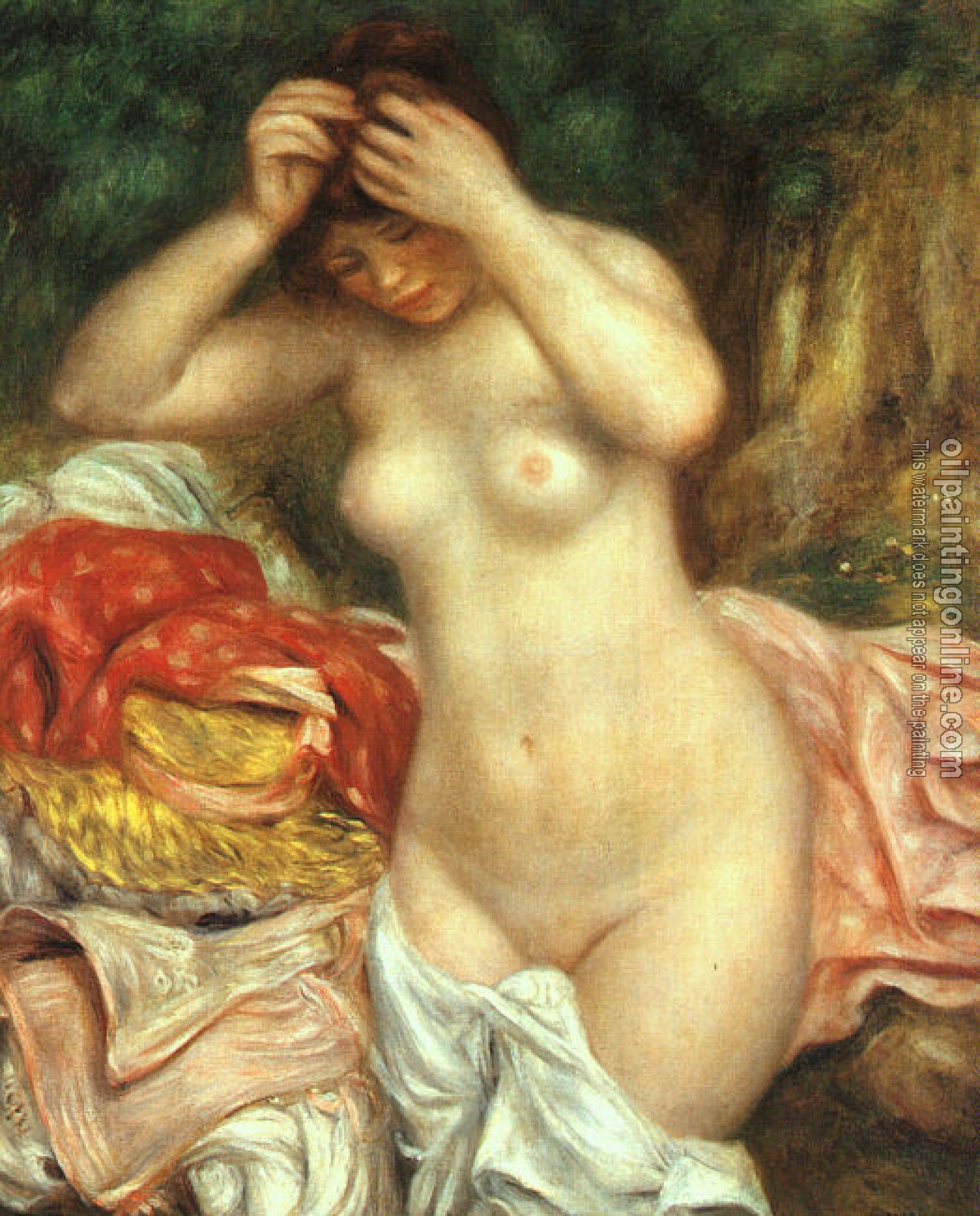 Renoir, Pierre Auguste - Bather arranging her Hair